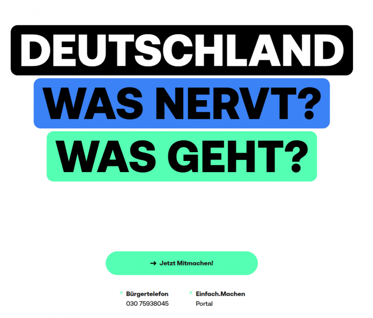 Deutschland, was geht?